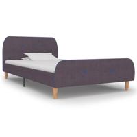 Bedframe stof taupe 90x200 cm - thumbnail