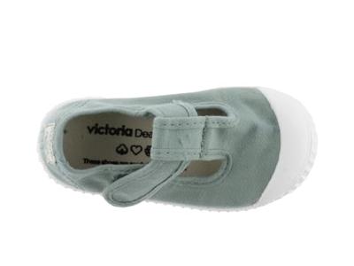 Ballerina's voor kinderen Mercedes Lona Tintada VICTORIA® saliegroen Ballerina's voor kinderen Mercedes Lona Tintada VICTORIA® saliegroen