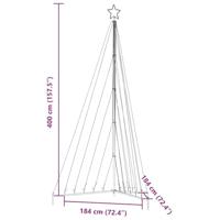 Kerstboomverlichting 570 warmwitte LED's 399 cm - thumbnail