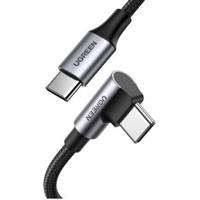 Ugreen Kabel US334 70643 USB-C (hoekig) / USB-C (recht) 100W PD 1m - zwart - thumbnail