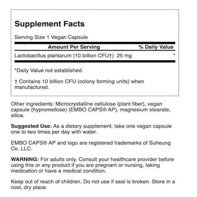 Probiotics L.plantarum | Swanson | 30ct