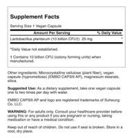Probiotics L.plantarum | Swanson | 30ct - thumbnail