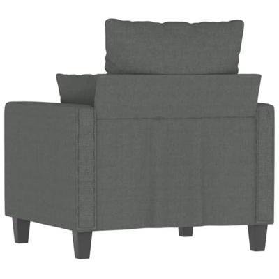 Fauteuil 60 cm stof donkergrijs