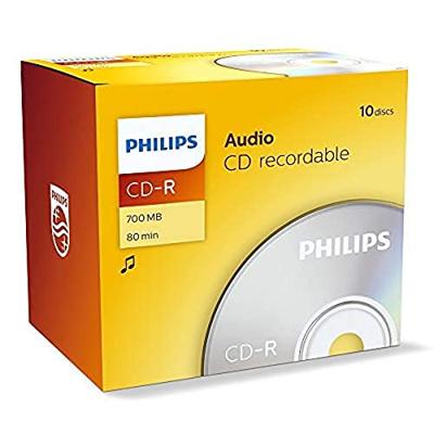 Philips CR7A0NJ10 CD Recordable 700MB 10 Stuks