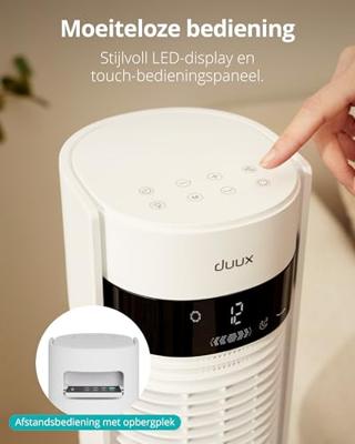 Duux Elevate Tower Fan Torenventilator Wit Duux Elevate Tower Fan Torenventilator Wit