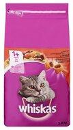 Whiskas Combipack Adult 1+ kattenvoer 2 stuks: rund 3,8 kg + kip 3,8 kg