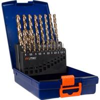 Rotec Spiraalborenset '107', DIN338, UNI-3, 19-dlg, ø1-10 ABS - 900.0056K - 900.0056K - thumbnail