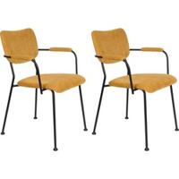 Zuiver Benson armstoel ochre - thumbnail