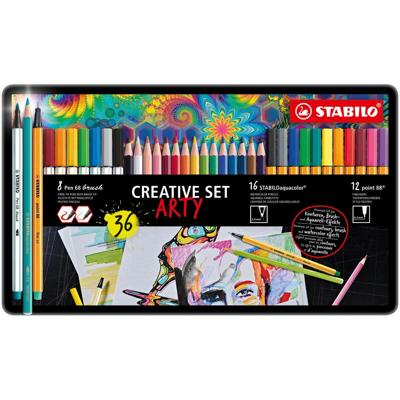 Stabilo arty creative set 36 kleuren