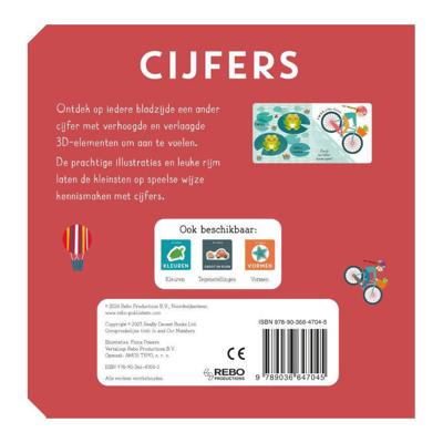 Rebo Publishers 3d-voelboek - cijfers