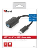 Kabel USB A naar USB C Trust 20967 Zwart - thumbnail