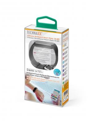 Technaxx TX-81 Activiteitentracker Uni Zwart - thumbnail