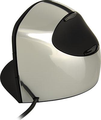 Evoluent Vertical Mouse Corded Right Hand Ergonomische muis USB Optisch Zwart, Zilver 5 Toetsen Ergonomisch Evoluent Vertical Mouse Corded Right Hand Ergonomische muis USB Optisch Zwart, Zilver 5 Toetsen Ergonomisch