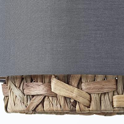 Brilliant Eetkamer hanglampWaterlilly rotan met grijze stof - 99827/22