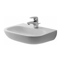 Duravit D-code fontein 450x145x340mm 1 kraangat wit 07074500002 - thumbnail