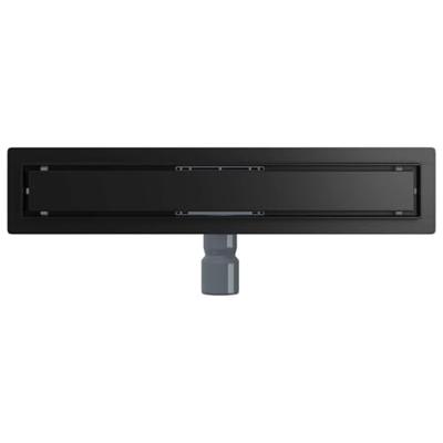 VidaXL 2 in 1 doucheafvoer zwart 50 cm roestvrij staal 304 VidaXL 2 in 1 doucheafvoer zwart 50 cm roestvrij staal 304