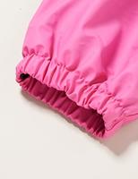 Playshoes regenbroek bretels fleece gevoerd Uni Fuchsia-116 - thumbnail