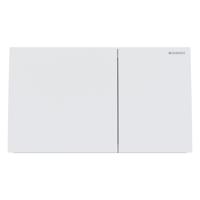 Drukplaat Geberit Sigma 70 Frontbediening 2-toets RVS Mat Wit - thumbnail