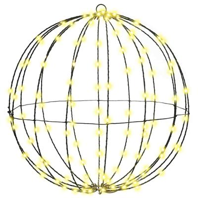 Bal met 160 LED Warmwit 50 cm Metaal