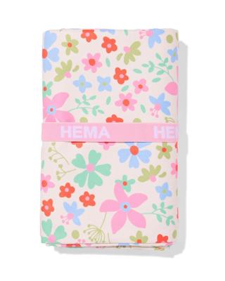 HEMA Strandlaken 110x75cm microvezel bloemen (multicolor)