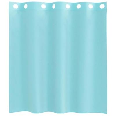 Gordijnen voile met doorvoertules 2 st turkoois Gordijnen voile met doorvoertules 2 st turkoois