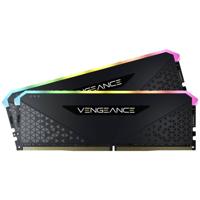 Corsair Vengeance RGB RS DDR4 Werkgeheugenset voor PC DDR4 32 GB 2 x 16 GB Non-ECC 3200 MHz 288-pins DIMM CL16-20-20-38 CMG32GX4M2E3200C16 - thumbnail