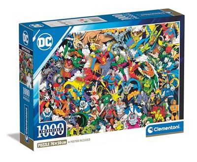 Clementoni legpuzzel dc comics justice league, 1000st.