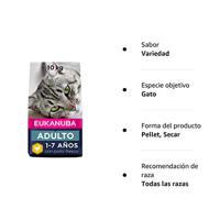 Eukanuba Adult kip kattenvoer 10 kg - thumbnail