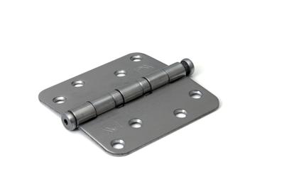 DX kogellagerscharnier - DX-H367 - 89x89 mm - afgeronde hoek - RVS geborsteld