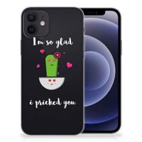 iPhone 12 | 12 Pro (6.1") Telefoonhoesje met Naam Cactus Glad - thumbnail
