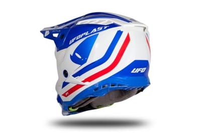 UFO PLAST crosshelm "echus helmet echus xs blue/white/red