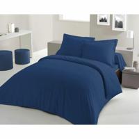 LOVELY HOME DEKBEDSET - 220x240 cm - 100% KATOEN - BLAUW - thumbnail