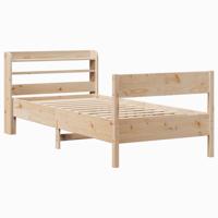 Bedframe zonder matras massief grenenhout 200x200 cm - thumbnail