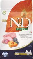 N&D PUMPKIN DOG LAMB & BLUEBERRY ADULT MINI 800 GR - thumbnail