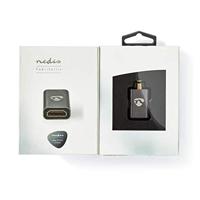 Nedis HDMI-Adapter | HDMI Male / HDMI Micro-Connector | HDMI Female / HDMI Output | 1 stuks - CVTB34907GY CVTB34907GY - thumbnail