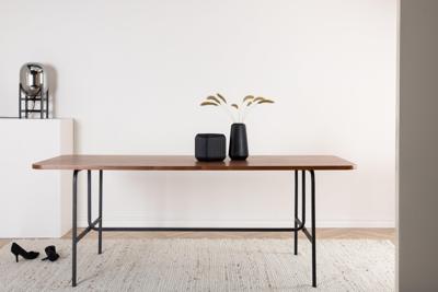 Nohr Eettafel 'Tramel' MDF, 200 x 90cm, kleur Walnoot