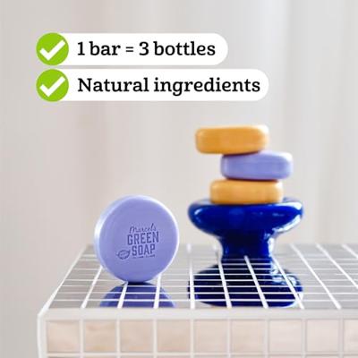 Marcel&apos;s Green Soap Handzeep blok- lavendel & rozemarijn - 90gr