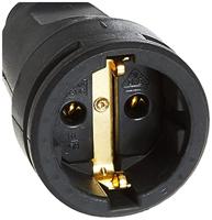 Plug-in base Kopp Lucht Zwart 250 V 16 A - thumbnail