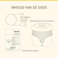 Panasonic CP-JNW01CW Drinkbak 1.9 l Wit 1 stuk(s) CP-JNW01CW - thumbnail