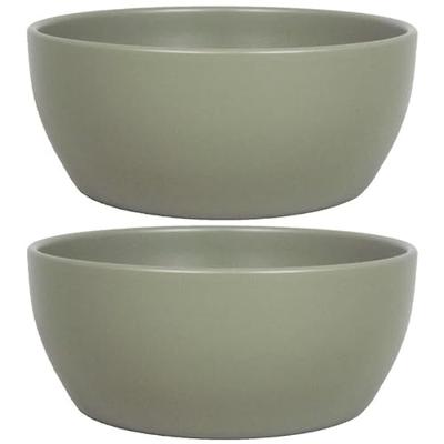 Floran schaal Boule 24.5x9.5cm legergroen mat
