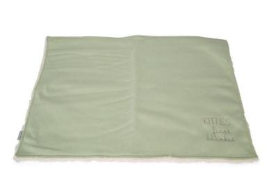 Beeztees kitten tilou - kattendeken - pluche - groen - 70x50 cm Beeztees kitten tilou - kattendeken - pluche - groen - 70x50 cm