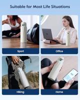 WaterH Boost slimme waterfles 946 ml wit - thumbnail