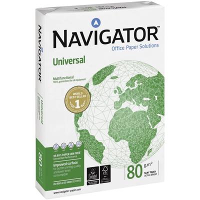 Kopieerpapier Navigator Universal Nonstop A4 80gr wit 2500 vel Kopieerpapier Navigator Universal Nonstop A4 80gr wit 2500 vel