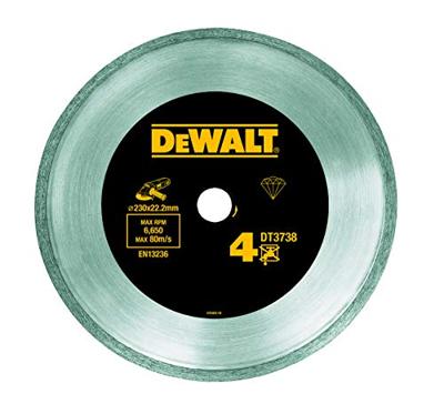 DeWalt Accessoires Diamantblad, gesinterd, voor tegels, Ø230mm - DT3738-XJ DeWalt Accessoires Diamantblad, gesinterd, voor tegels, Ø230mm - DT3738-XJ