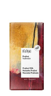 Vivani Chocoladereep Melk Praliné