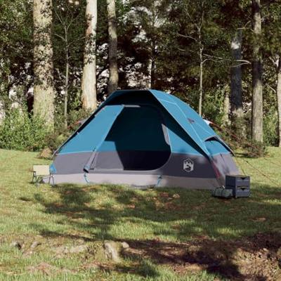 VidaXL Koepeltent 6-persoons waterdicht blauw