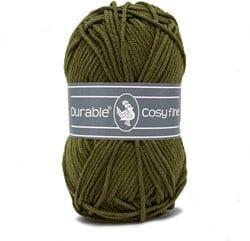 Durable Cosy Fine - Dark olive - Haakgaren / Breigaren