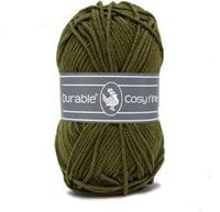 Durable Cosy Fine - Dark olive - Haakgaren / Breigaren - thumbnail