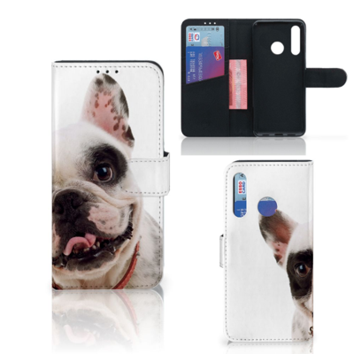 Huawei P Smart Plus (2019) Telefoonhoesje met Pasjes Franse Bulldog Huawei P Smart Plus (2019) Telefoonhoesje met Pasjes Franse Bulldog
