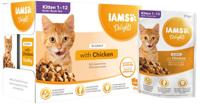Iams Delights Kitten met kip in gravy natvoer kat (12x85g) 12 x 85 g - thumbnail